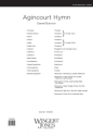 Agincourt Hymn - Full Score