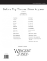 Before Thy Throne I Now Appear - Full Score