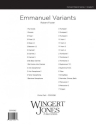 Emmanuel Variants - Full Score