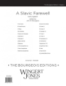 Slavic Farewell - Full Score