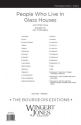 People Who Live In Glass Houses - Full Score