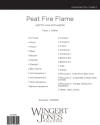 Peat Fire Flame - Full Score