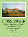 Drei grosse konzertante Trios op. 36