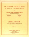 38 Etudes faciles