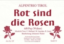 Rot sind die Rosen