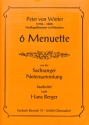 6 Menuette (Sachranger Notensammlung)
