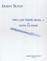 Two last poems