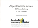 Alpenl�ndische Weisen