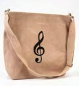Jute Tasche Violinschl�ssel