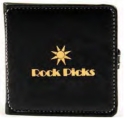 Plektrum Etui ohne 12 Picks aus Kunstleder