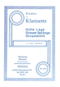 Et�den f�r Klarinette - hohe Lage Spr�nge Ornamentik