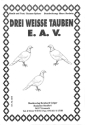 Drei weisse Tauben