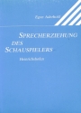 Sprecherziehung des Schauspielers
