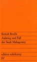 Aufstieg + Fall der Stadt Mahagonny