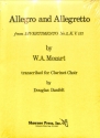 Allegro + Allegretto (Divertimento 2 KV 131)