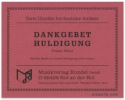 Dankgebet DN: Huldigung