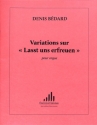 Variations sur lasst uns erfreuen