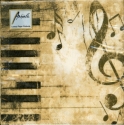 Servietten Tastatur + Violinschl�ssel