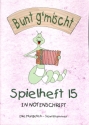 Spielheft in Notenschrift 15