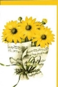 Doppelkarte Sonnenblumen