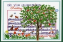 Doppelkarte Fr�hling (die vier Jahreszeiten)