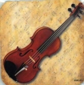 Untersetzer Violine