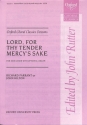 Lord for thy tender mercy's sake