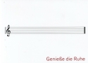 Postkarte Geniesse die Ruhe