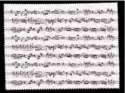 Brillenputztuch Notenblatt