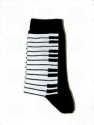 Keyboard-Socken, schwarz mit Tastatur