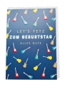Doppelkarte zum Geburtstag alles Gute