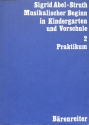 Musikalischer Beginn in Kindergarten 2