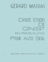 12 etudes de concert en 3 suites