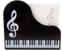 Memo Note Set Black Keyboard Design