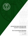 Six Concertante Quartets