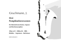 Drei Pompf�nebererszenen