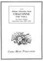Chaconne BWV 1004 BWV 1004