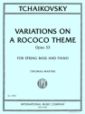 Variations on a Rococo Theme op. 33
