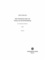 Zehn Variationen �ber ein Thema von Arnold Sch�nberg