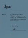 Sehr leichte melodische �bungen in der ersten Lage op. 22