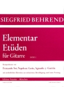 Elementar-Et�den Band 1 f�r Gitarre