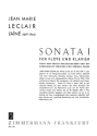Sonate e-Moll Nr.1 f�r Fl�te und Klavier