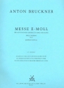 Messe e-Moll 2. Fassung 1882 f�r Chor und Bl�ser Bl�serstimmen
