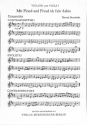 MIT FRIED UND FREUD ICH FAHR DAHIN - FUER SB SOLI UND STREICHER VIOLINE 2 (=VIOLA 1)