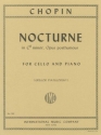 Nocturne C sharp minor op.posth. for cello and piano