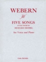 5 Songs after Poems by Richard Dehmel for voice and piano (dt/en)