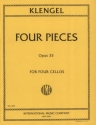 4 Pieces op.33 for 4 violoncellos parts