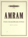 Four Shakespeare Songs for high voice and piano (en)