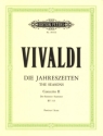 Konzert F-Dur RV293 op.8,3 'Der Herbst' f�r Violine und Streicher Partitur