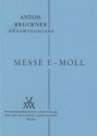 Messe e-Moll 2. Fassung 1882 f�r Chor und Bl�ser Studienpartitur